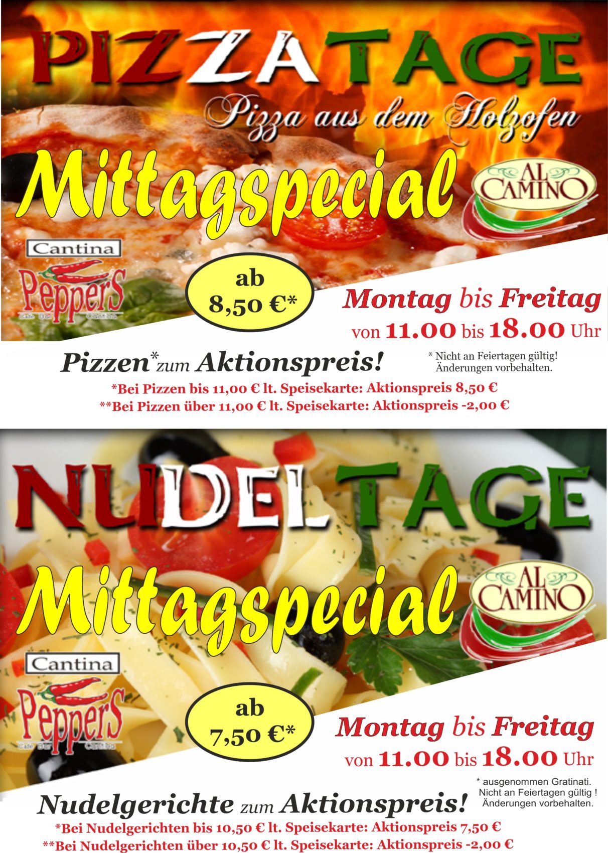 Regensburg Angebote zum essen gehen Altstadt Aktionen Pizzeria
